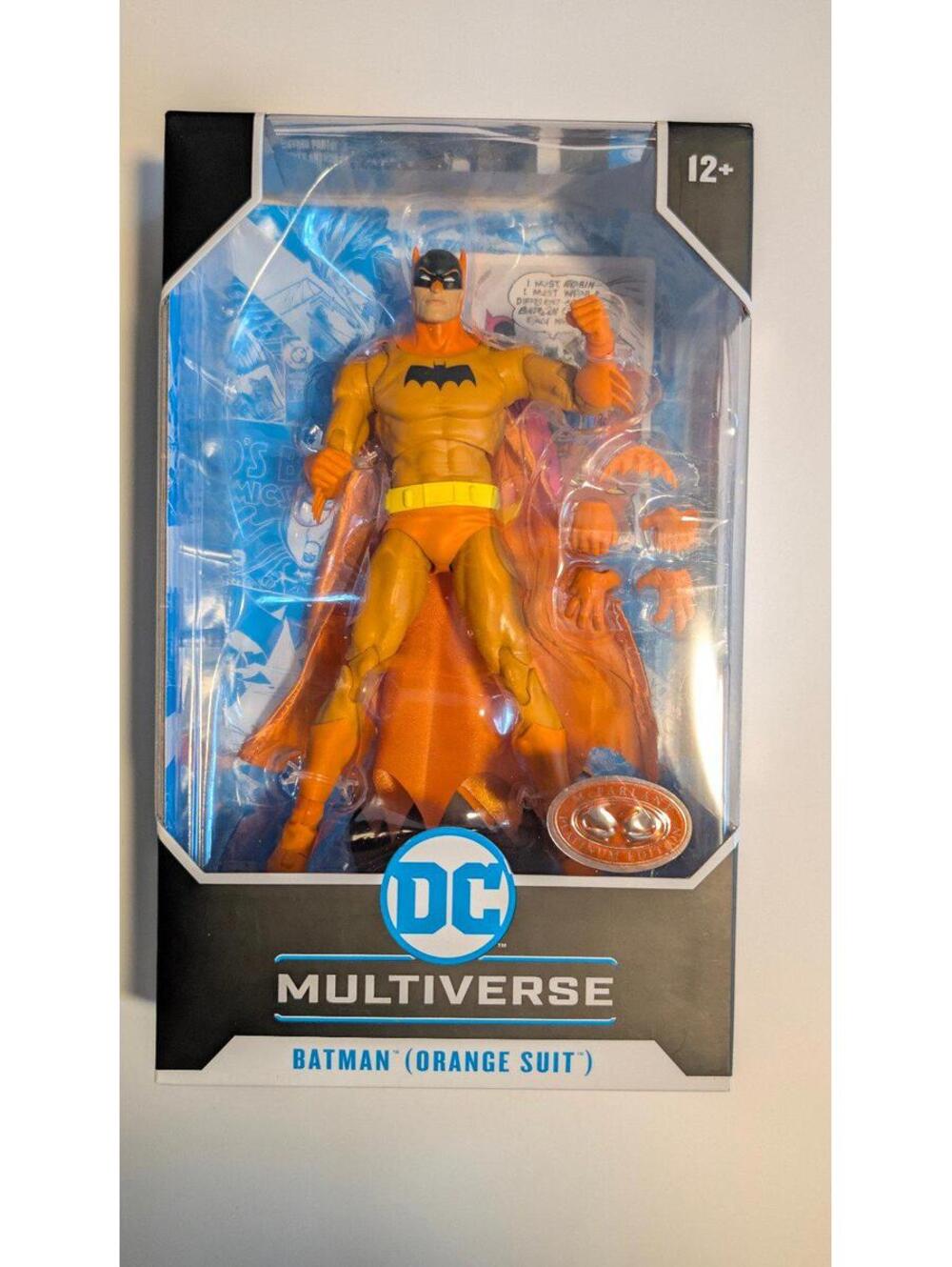 Batman McFarlane Toys DC Multiverse Batman Orange suit Red Platinum Chase